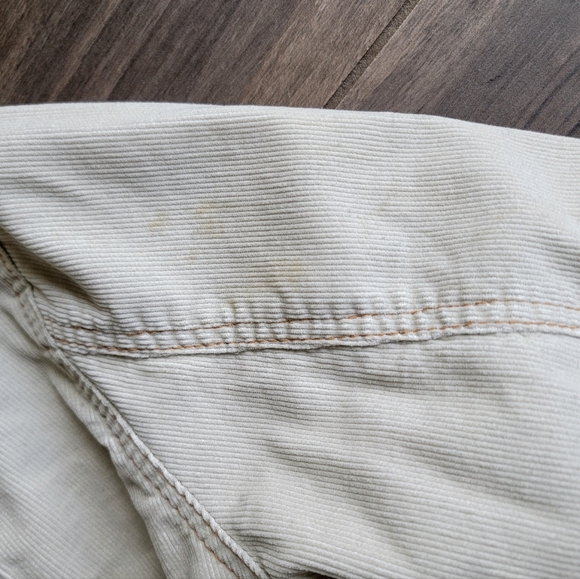 Gap cozy cream corduroy sherpa lined jacket - Picture 6 of 6